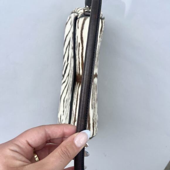 Prada Vintage Zebra Design Pony Hair Shoulder Bag - Picture 16 of 16